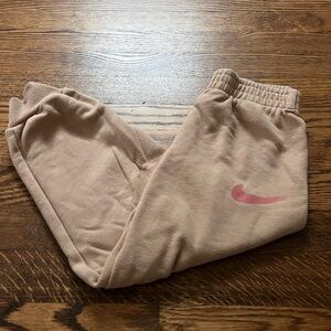 Nike Pink Sweatpants Cozy Fleece Joggers
